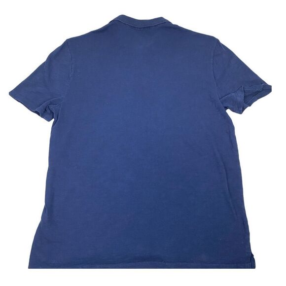 Vince Mens Dark Blue Polo Shirt size Medium - Picture 2 of 8
